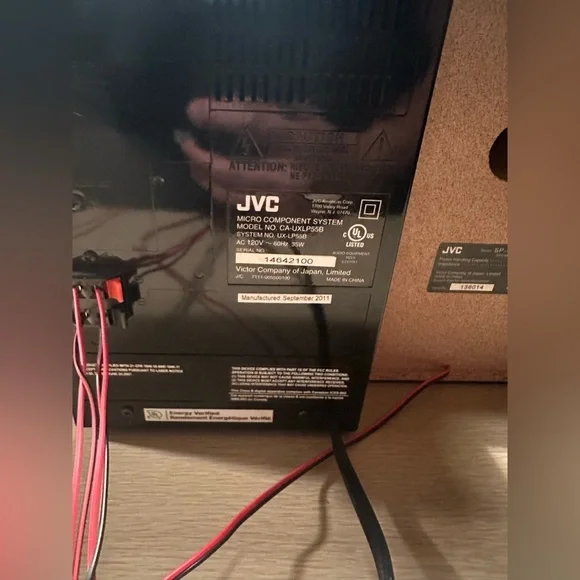 JVC CA-UCLP55B Micro Component System USB iPhone 2011 Clean Sound Rare - Picture 7 of 8